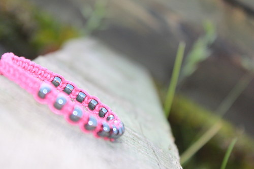 Náramek shamballa/makramé — foto 5