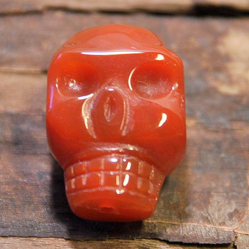 199. Scull - karneol 20x14 mm — foto 5