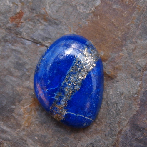 Lapis lazuli kabošon č.1582 — foto 2