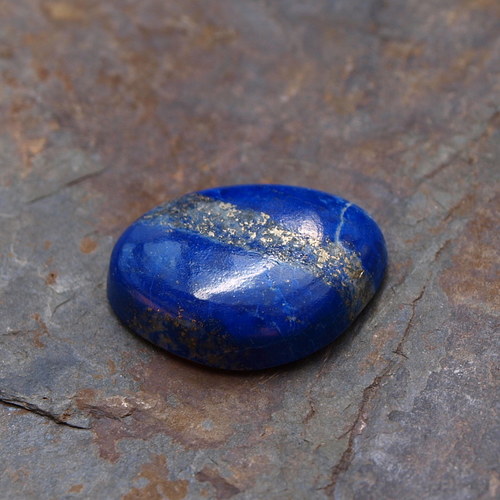 Lapis lazuli kabošon č.1582 — foto 5