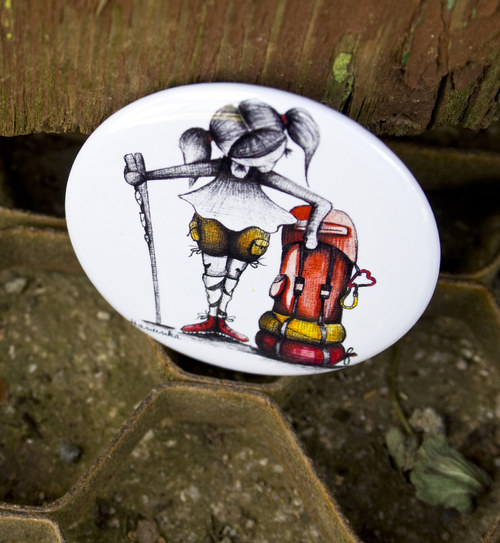 MAGNET -56mm- Cestovatelka — foto 4