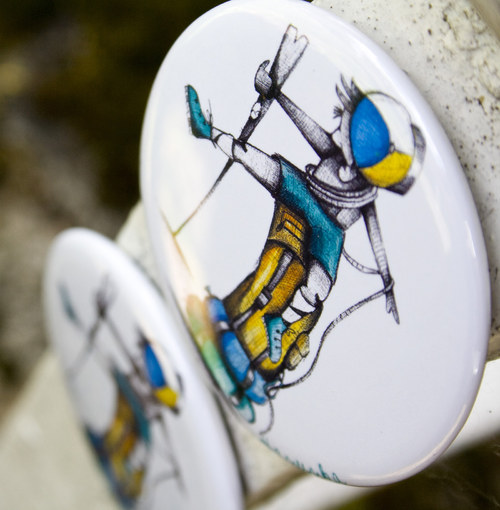 MAGNET -56mm- Cestovatel — foto 2