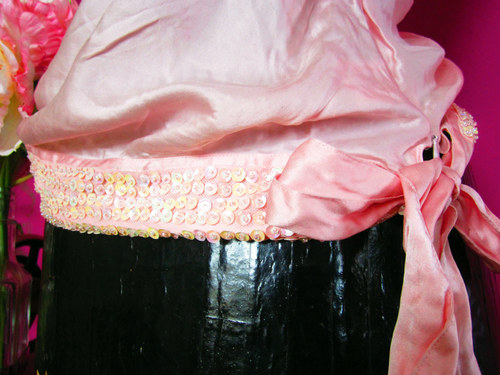 Hedvábný top pink — foto 2