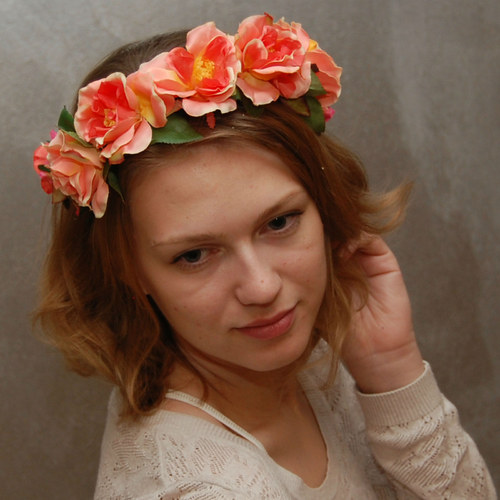 Čajovná růže ... čelenka — foto 2