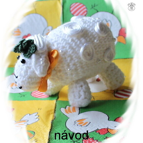 Beránek_velikonoční dekorace_návod — foto 2