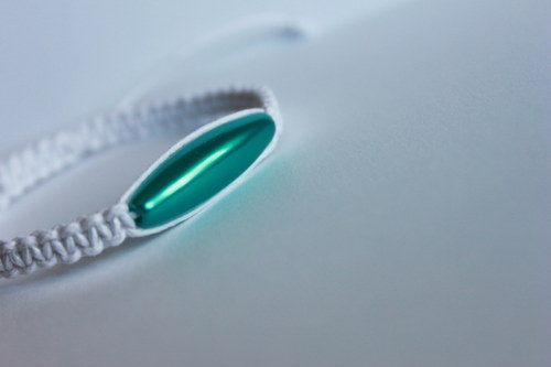 Simple Elegance.. Náramek makramé/shamballa — foto 4