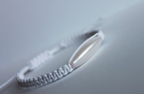 ELEGANCE.. Náramek makramé/shamballa — foto 3