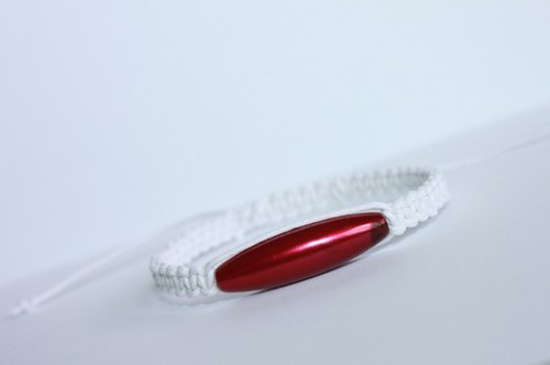 Simple Elegance.. Náramek makramé/shamballa — foto 5