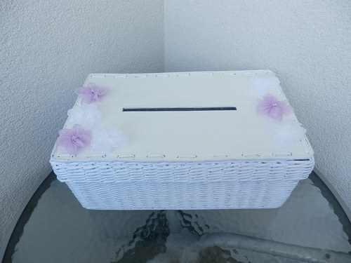 Kasička na přání+košíček pro družičku — foto 2