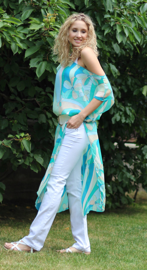 Letní šifonová vesta SLEVA — foto 2