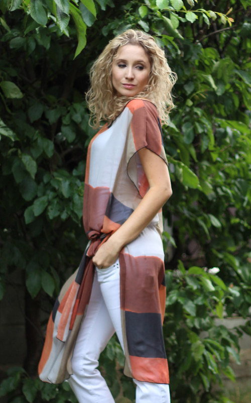 Letní šifonová vesta — foto 4