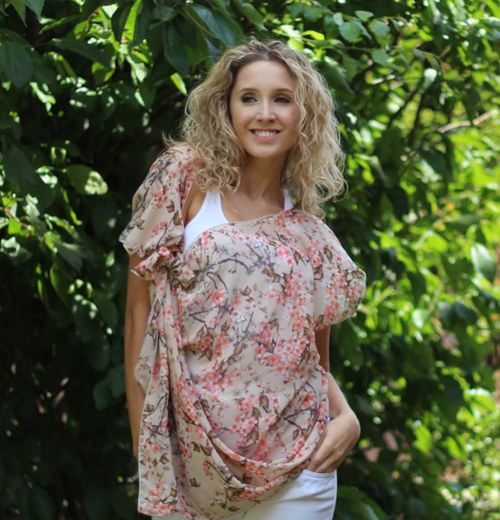 Letní šifonová vesta — foto 5