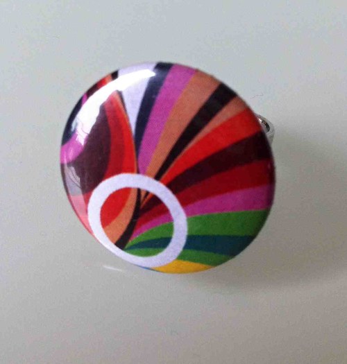 ORIGINÁLNÍ NÁUŠNICE styl geometrická abstrakce — foto 3