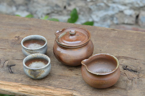 Čajový set - anagama — foto 3