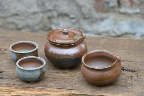 Čajový set - anagama — foto 4
