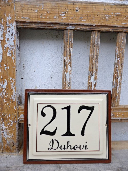 Keramické domovní číslo — foto 3
