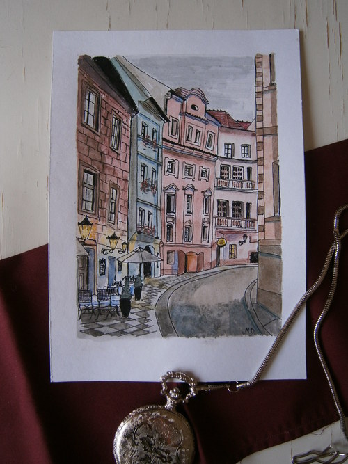 Akvarel ulice — foto 4