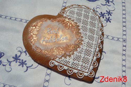 Perníkové srdce s nápisem- balené — foto 3