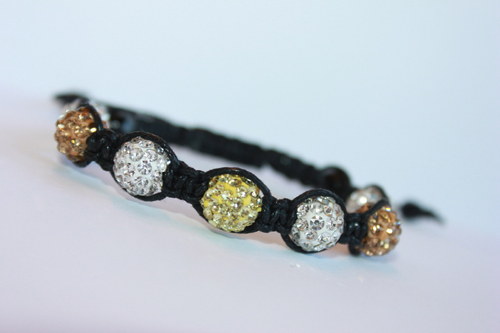 DeLux.. Náramek shamballa/makramé — foto 2