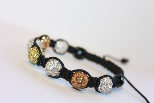DeLux.. Náramek shamballa/makramé — foto 3