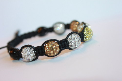 DeLux.. Náramek shamballa/makramé — foto 4