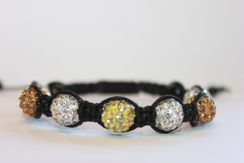 DeLux.. Náramek shamballa/makramé — foto 5