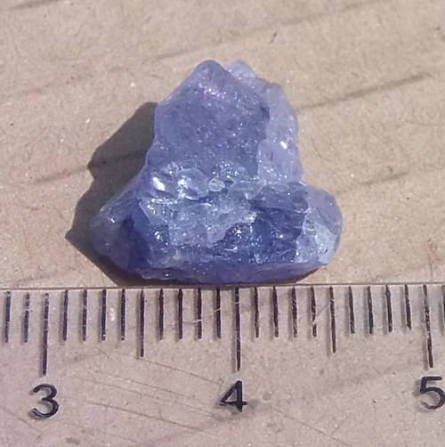 Tanzanit surový - B154 — foto 2