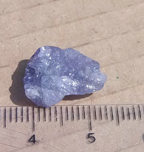 Tanzanit surový - B154 — foto 3