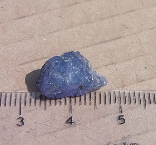 Tanzanit surový - B155 — foto 2