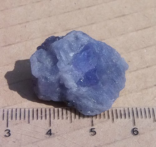 Tanzanit surový - B156 — foto 2
