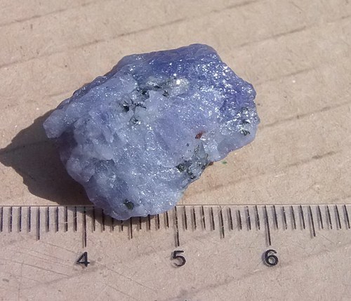 Tanzanit surový - B156 — foto 3