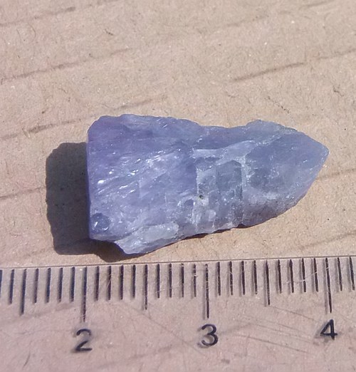 Tanzanit surový - B157 — foto 2