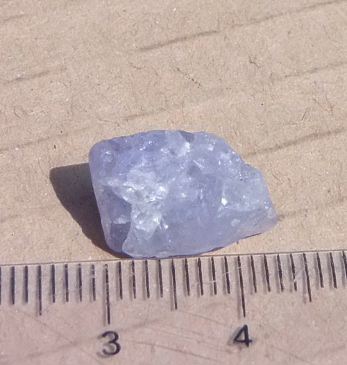 Tanzanit surový - B159 — foto 2