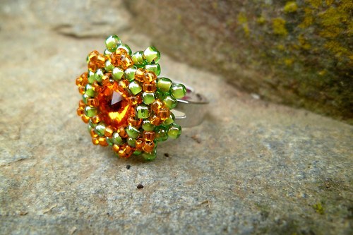 Swarovski prstýnek "Mandarinka"- dětský! — foto 4