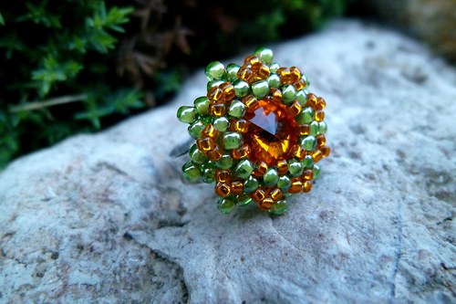 Swarovski prstýnek "Mandarinka"- dětský! — foto 5
