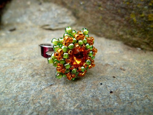 Swarovski prstýnek "Mandarinka"- dětský! — foto 6