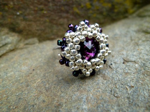 Swarovski prstýnek "Violet" - dětský! — foto 3