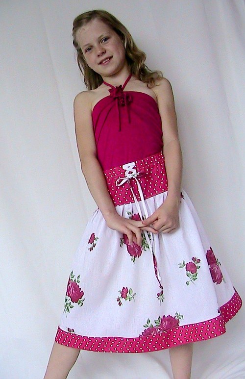 SUKNĚ - BORDÓ RŮŽE — foto 2