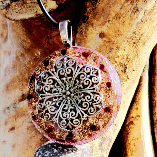 Orgonit Mandala - *12* granátů *SOR* — foto 2