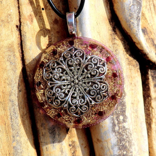 Orgonit Mandala - *12* granátů *SOR* — foto 3