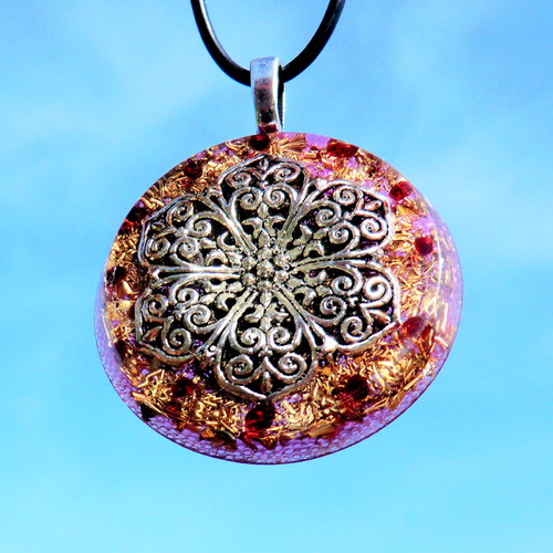 Orgonit Mandala - *12* granátů *SOR* — foto 5