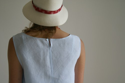 Halenka Linen (světle modrá) — foto 2