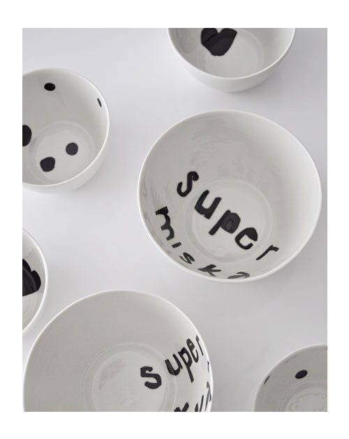 Nová_porcelánová miska-de'form_super miska/čern.1v — foto 2