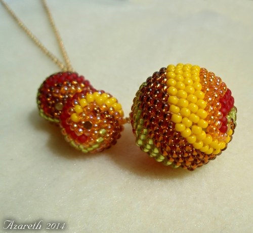 Letní kuličkový náhrdelník — foto 3