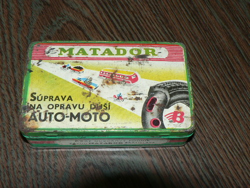 Plechová krabička -MATADOR — foto 2