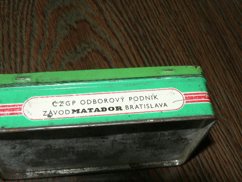 Plechová krabička -MATADOR — foto 4