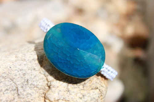 Náramek makramé/shamballa — foto 2