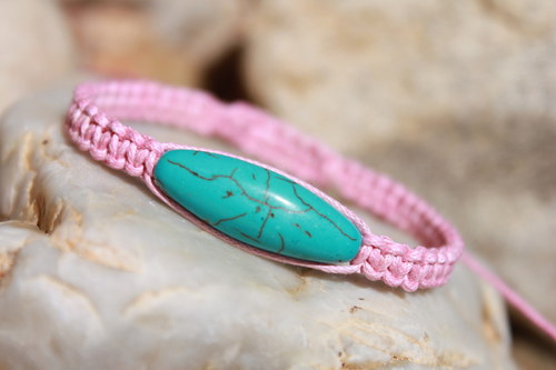 ELEGANCE.. Náramek makramé/shamballa — foto 5