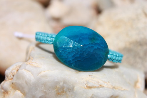 Kousek nebe.. Náramek makramé/shamballa — foto 3