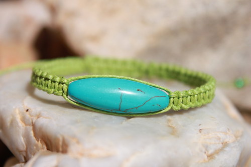ELEGANCE.. Náramek makramé/shamballa — foto 3